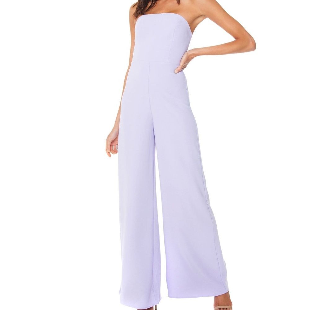 AMANDA UPRICHARD MANDY JUMPSUIT tube lavender - Picture 2 of 11